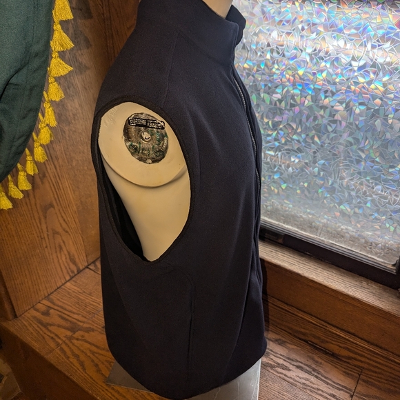 Mens Izod Navy Blue Sweater vest - Picture 6 of 10